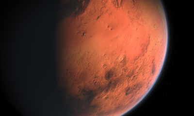 Марс разкри нова тайна по върховете на гигантските му вулкани
