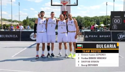 Националният отбор на България по баскетбол 3х3 за мъже остана