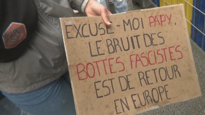 В Брюксел се проведе демонстрация срещу възхода на крайната десница
