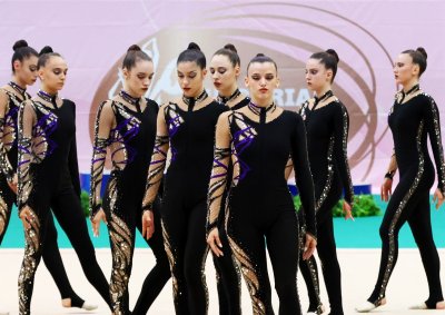 Националките по естетическа групова гимнастика поведоха в класирането след първия ден на Балканиадата