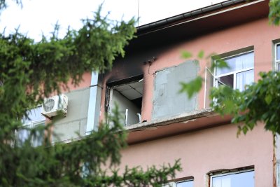 Пожар избухна в Благоевградската болница (СНИМКИ)