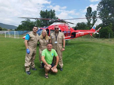 Нова спасителна мисия по въздуха Медицинският хеликоптер е летял до