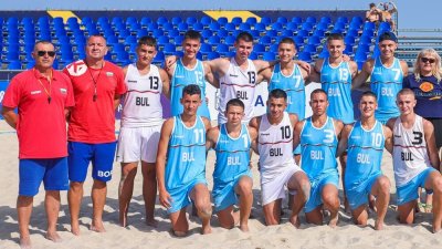 България загуби втория си мач от втората групова фаза на европейското по плажен хандбал за юноши до 16 години