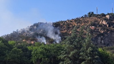 Отново горя Младежкият хълм в Пловдив Пожарът е бил в