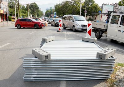 Задръствания в София заради ремонта на бул. "Опълченска" в София