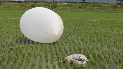 Поредна атака с балони с боклук от Северна към Южна Корея