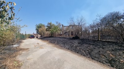 Пожарът край село Голям Дервент е обхванал 75 000 декара площ