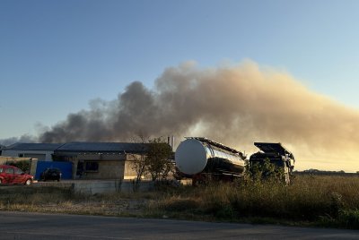 Потушен е пожарът в предприятието за отпадъци край пловдивското село