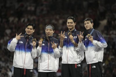 Република Корея е олимпийски шампион в отборното състезание на сабя при мъжете за трети пореден път
