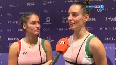 Сестри Стоеви пред БНТ: Малко бяхме притеснени, тъй като знаехме колко важен е този мач за нас (ВИДЕО)