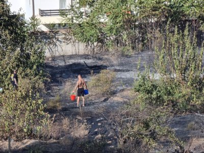 Задържаха 32-годишен мъж за големия пожар край Созопол