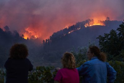 В Португалия бушуват няколко горски пожара (СНИМКИ)