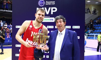 Александър Везенков ознаменува представянето си с MVP на Суперкупата на Гърция