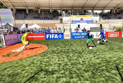 След мачовете си в третия ден на Homeless World Cup