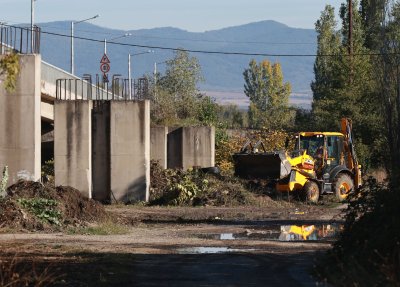 Започна изграждане на втори надлез над Бакърена фабрика в София