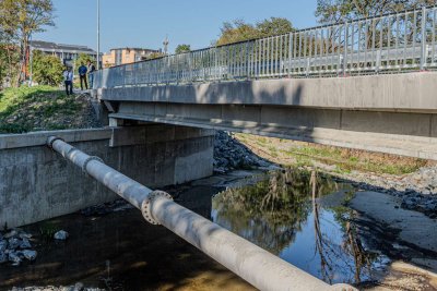 Екоминистърът инспектира ремонта на мостовете, пострадали при голямото наводнение в Царево