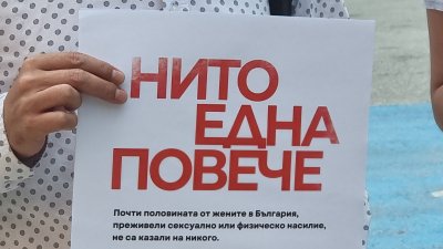 Протестно шествие "Нито една повече" в 6 града в страната