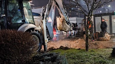 Голяма авария остави хиляди абонати без парно и топла вода в различни части на София