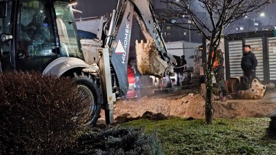 Голяма авария остави хиляди абонати без парно и топла вода в различни части на София