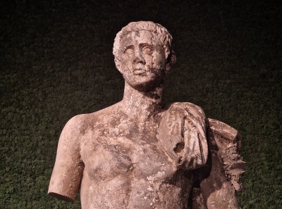 The first statue discovered in Heraclea Sintica likely depicts grandson of Octavian Augustus