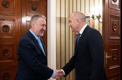 President Rumen Radev discussed the political dialogue between Bulgaria and Republic of North Macedonia with Ljubčo Georgievski,