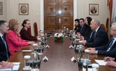 President Rumen Radev met with EU Commissioner Ekaterina Zaharieva