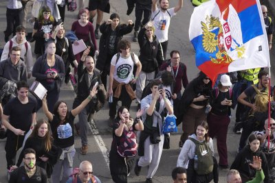 С раници палатки спални чували и неща от първа необходимост