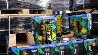 Police seize laughing gas from a warehouse near Sofia, one person arrested