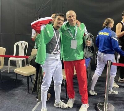 Рахим Рашайда се класира шести на шпага на европейското първенство за младежи и девойки