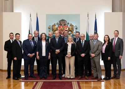 Президентът Румен Радев се срещна с представители на Военновъздушния колеж в САЩ