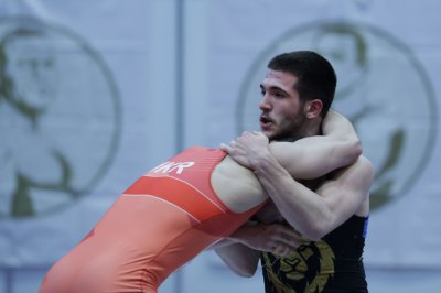 Калоян Атанасов, Айкан Сеид и Никола Петров на репешажи в Тирана