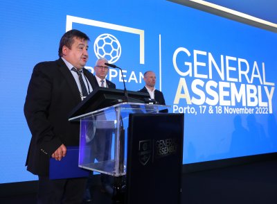 Атанас Караиванов ще представлява България по време на 50-ата Генерална Асамблея на Европейските футболни лиги