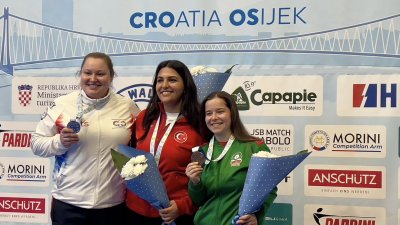 Бронз за Мирослава Минчева и сребро в отборното при дамите на европейския шампионат по спортна стрелба