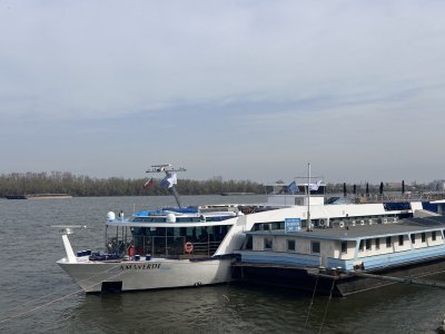 Първият круизен кораб за сезон 2025 акостира в Русе