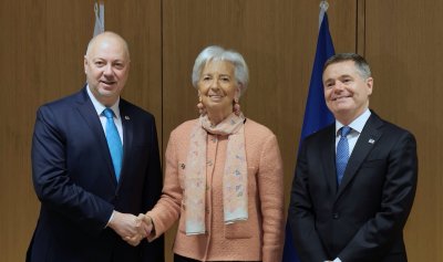 PM Zhelyazkov held talks with the Presidents of the ECB and the Eurogroup.