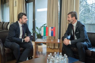 Bulgaria's Foreign Minister Georg Georgiev met with his Slovak counterpart