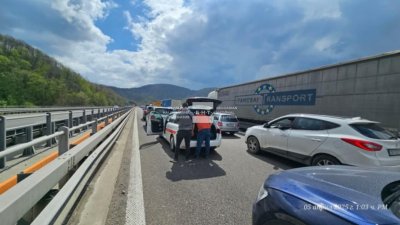 Тежка катастрофа на магистрала "Хемус“, задръстването е километрично