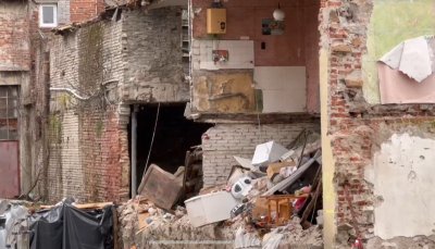 Police officers awarded for helping a family left homeless after a building collapsed in the city centre of Burgas