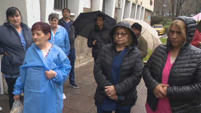 Protest of medics from ISUL hospital: "We work tirelessly and the salaries are low"