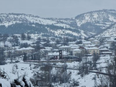 Heavy snowfall in the Rhodope mountains, 11 villages without electricity in Kardzhali district