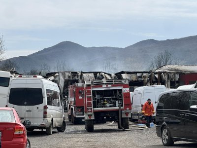Петима са пострадали в пожар в село Долни Лозен