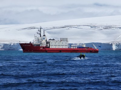 Research vessel Sts. Cyril and Methodius returns from Its third Antarctic expedition on April 11