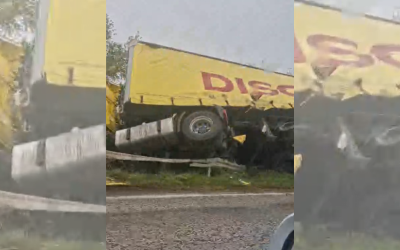 Truck Overturns in Ditch at Site Where 12-Year-Old Siyana Died in a Fatal Car Crash