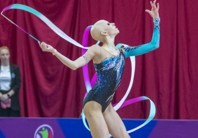 Анастасия Апанасенко с първо място в квалификациите на Държавното първенство по художествена гимнастика