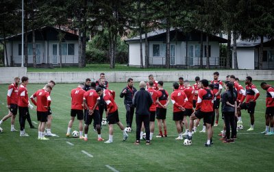 Густаво Бусато тренира наравно със съотборниците си в ЦСКА