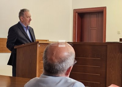 Бившият премиер Любчо Георгиевски даде показания по делото срещу председателя на заличения културен център "Иван Михайлов"