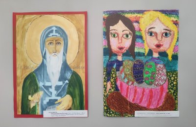 "Деца рисуват за деца" - благотворителна изложба базар на Светия синод беше открита в парламента