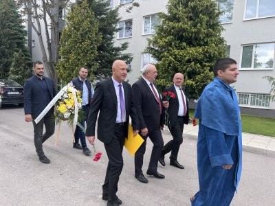 Зам.-министър Стоян Андонов участва в тържествена церемония по повод 24 май в НСА