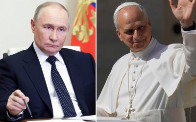 Путин обсъди войната в Украйна с папа Лъв XIV
