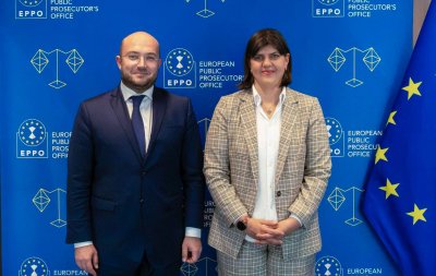Justice Minister Georgi Georgiev Meets with European Chief Prosecutor Laura Kövesi